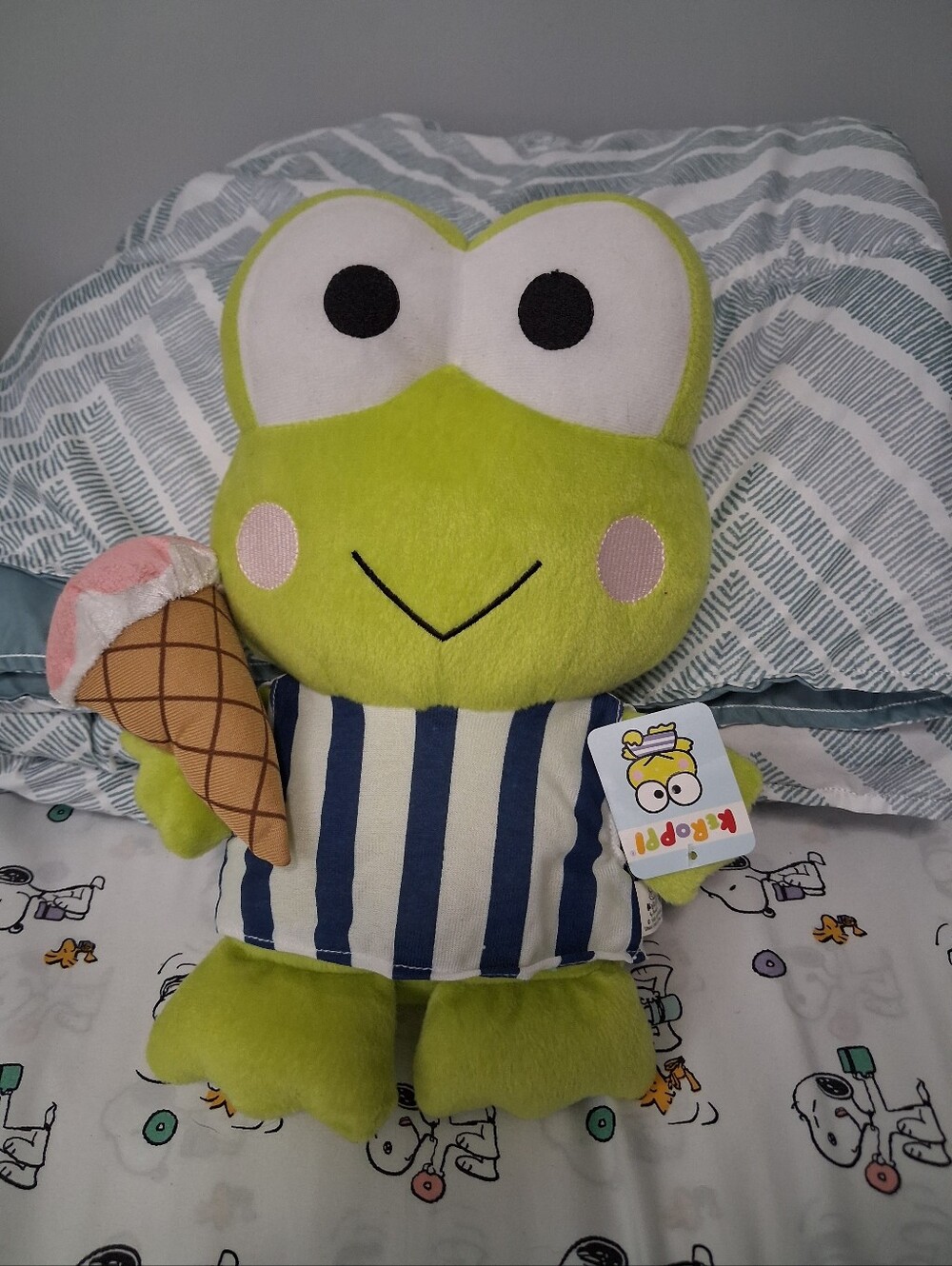 2009 Sanrio Hello Kitty And Friends Kerroppi Ice Cream 12" Plush Stuffed Toy